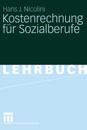 Cover von Kostenrechnung für Sozialberufe