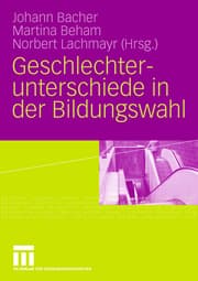 Cover von Geschlechterunterschiede in der Bildungswahl