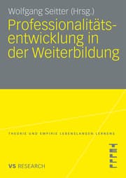 Cover von Professionalitätsentwicklung in der Weiterbildung