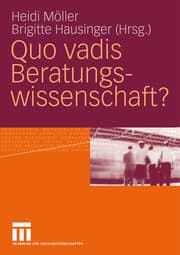 Cover von Quo vadis Beratungswissenschaft?