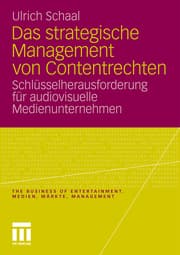 Cover von Das strategische Management von Contentrechten