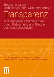 Cover von Transparenz