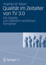Cover von Qualität im Zeitalter von TV 3.0