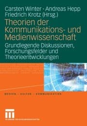 Cover von Theorien der Kommunikations- und Medienwissenschaft