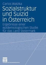 Cover von Sozialstruktur und Suizid in Österreich