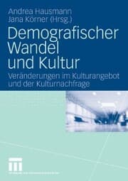 Cover von Demografischer Wandel und Kultur