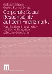 Cover von Corporate Social Responsibility auf dem Finanzmarkt