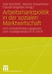 Cover von Arbeitsmarktpolitik in der sozialen Marktwirtschaft