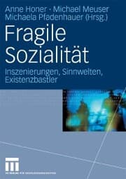 Cover von Fragile Sozialität