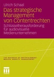 Cover von Das strategische Management von Contentrechten