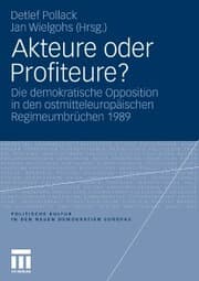 Cover von Akteure oder Profiteure?