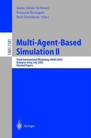 Cover von Multi-Agent-Based Simulation II