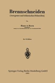 Cover von Brennschneiden
