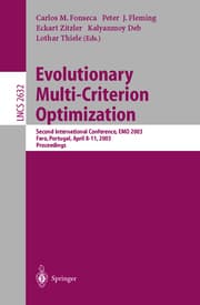 Cover von Evolutionary Multi-Criterion Optimization