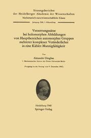 Cover von Verzerrungssätze bei holomorphen Abbildungen von Hauptbereichen automorpher Gruppen mehrerer komplexer Veränderlicher in eine Kähler-Mannigfaltigkeit