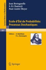 Cover von Ecole d'Ete de Probabilites: Processus Stochastiques