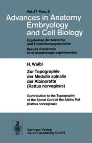Cover von Zur Topographie der Medulla spinalis der Albinoratte (rattus norvegicus) / Contributions to the Topography of the Spinal Cord of the Albino Rat (Rattus norvegicus)