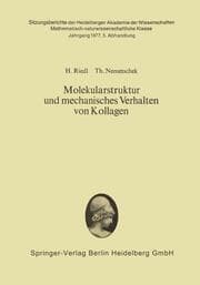 Cover von Molekularstruktur und mechanisches Verhalten von Kollagen