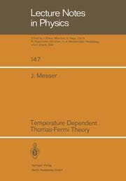 Cover von Temperature Dependent Thomas-Fermi Theory