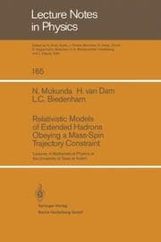 Cover von Relativistic Models of Extended Hadrons Obeying a Mass-Spin Trajectory Constraint