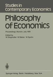 Cover von Philosophy of Economics