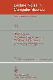 Cover von Readings on Cognitive Ergonomics, Mind and Computers