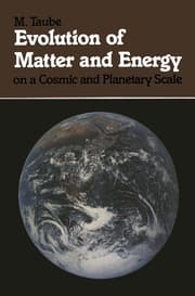 Cover von Evolution of Matter and Energy on a Cosmic and Planetary Scale
