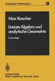 Cover von Lineare Algebra und analytische Geometrie