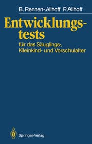 Cover von Entwicklungstests für das Säuglings-, Kleinkind- und Vorschulalter