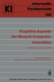 Cover von Kognitive Aspekte der Mensch-Computer-Interaktion