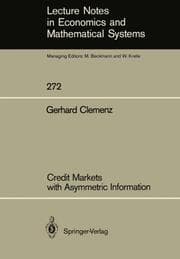 Cover von Credit Markets with Asymmetric Information