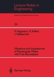 Cover von Vibrations and Impedances of Rectangular Plates with Free Boundaries