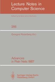 Cover von Advances in Petri Nets 1987