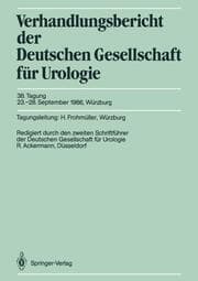 Cover von 38.Tagung, 23.-28.September 1986, Würzburg
