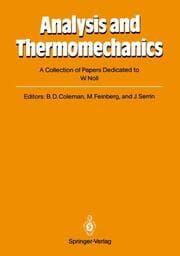 Cover von Analysis and Thermomechanics