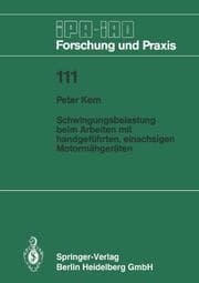 Cover von Schwingungsbelastung beim Arbeiten mit handgeführten, einachsigen Motormähgeräten