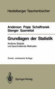 Cover von Grundlagen der Statistik