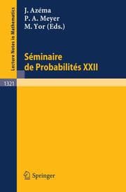 Cover von Seminaire de Probabilites XXII