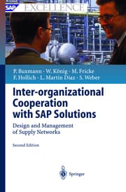Cover von Inter-organizational Cooperation with SAP Solutions