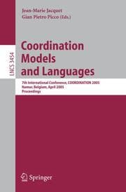 Cover von Coordination Models and Languages