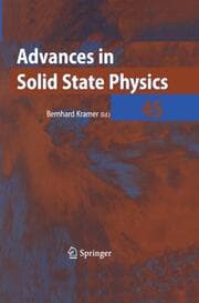 Cover von Advances in Solid State Physics 45