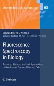 Cover von Fluorescence Spectroscopy in Biology