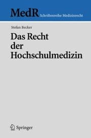 Cover von Das Recht der Hochschulmedizin