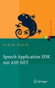 Cover von Speech Application SDK mit ASP.NET