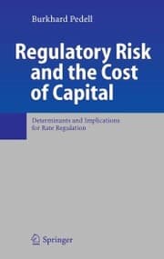 Cover von Regulatory Risk and the Cost of Capital