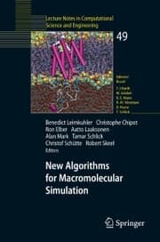 Cover von New Algorithms for Macromolecular Simulation