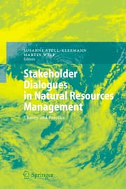 Cover von Stakeholder Dialogues in Natural Resources Management