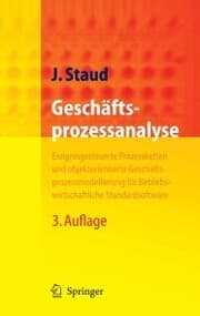 Cover von Geschäftsprozessanalyse
