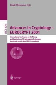 Cover von Advances in Cryptology - EUROCRYPT 2001