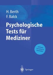 Cover von Psychologische Tests für Mediziner